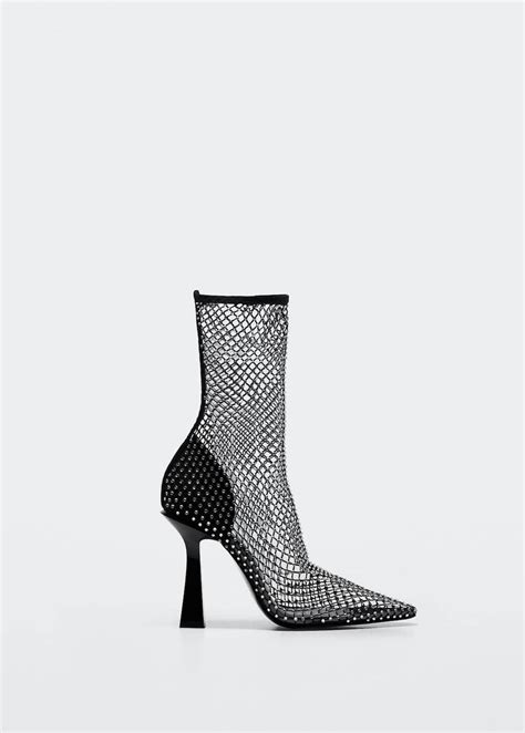 Saint Laurent glitter mesh boots: Shop the high street 